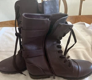 dream paris boots Size Ten Purple - Picture 1 of 6