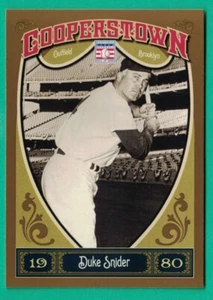 2013 Panini Cooperstown HOF #58 Duke Snyder Brooklyn Dodgers - Bild 1 von 2