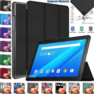 Smart Stand Flip Case Cover 2017 Fits Lenovo Tab 4 10 (10.1") TB-X304L, TB-X304F - Picture 1 of 14