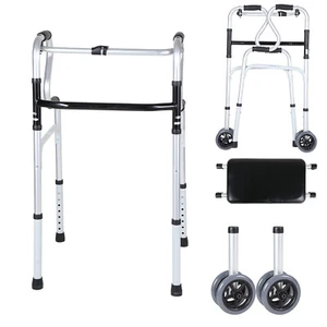 Alu Rollator klappbar Gehbock Leichtgewichtsrollator Laufhilfe Gehhilfe Gehwagen - Bild 1 von 6
