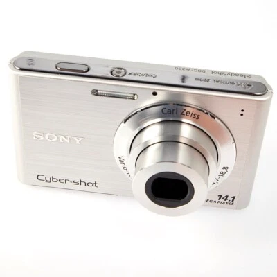Câmera Digital Sony Cyber-Shot DSC-W330 com Zoom Grande Angular 4x 14.1MP - Imagem 1 de 4