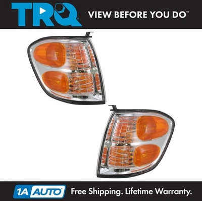 TRQ Corner Marker Light Set Fits 2001-2004 Toyota Sequoia 2004 Tundra - Изображение 1 из 4