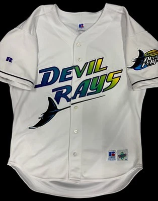 AUTHENTIC TAMPA BAY DEVIL RAYS JERSEY RUSSELL  SIZE 48 - Image 1 of 4