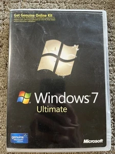 Microsoft Windows 7 Ultimate Full Retail 32 Bit and 64 Bit Double DVD Set w/ Key - Picture 1 of 6