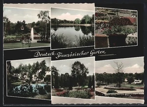 Ansichtskarte Saarbrücken, Deutsch-Französischer Garten - Imagen 1 de 2