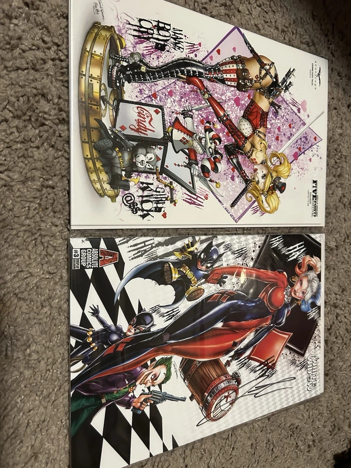 Juegos con disfraces White Widow Firmado Jamie Tyndall Harley Quinn y Zenescope Harley Quinn Foto 1 de 4