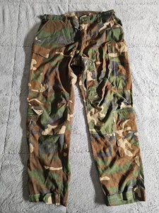 US Army Aircrew Combat Trousers Woodland Camo Aramid Fire-Resistant SZ Large (J8 - Picture 1 of 9