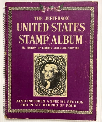 Jefferson United States Stamp Album Jr. Edition - Stamps from 1890s to 1940s - Image 1 of 4