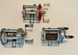 Vintage - 3 Angelrollen: PFLUEGER NOBBY 1960; SHAKESPEARE 1920; J C HIGGINS 400 - Bild 1 von 14
