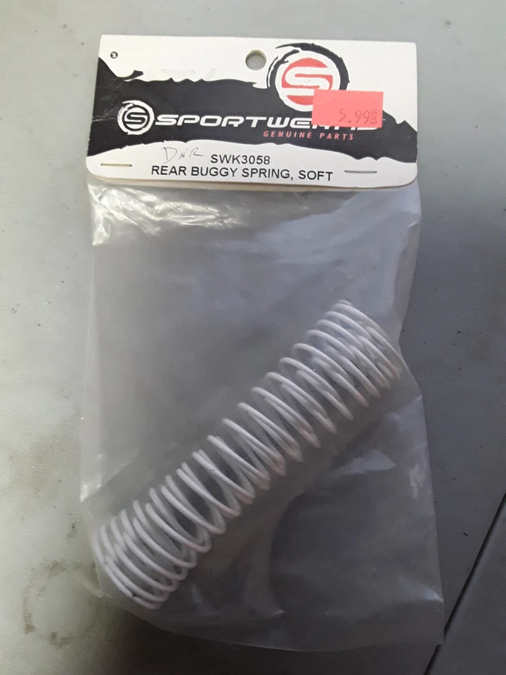  SWK3058 REAR BUGGY SPRINGS WHITE SOFT Sportwerks 3058 - Image 1 of 1