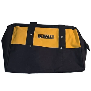 DEWALT Heavy Duty Soft Tool Bag 15" L x 11" W x 10” T Black/ Yellow New - Picture 1 of 5