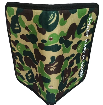 BAPE Organizer Wallet Camouflage Zipper 4 Sealable Pockets 9.0 x 5.7 x 1.2" New - Image 1 of 4