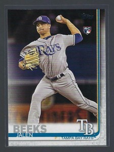 2019 Topps  #688  JALEN BEEKS  RAYS  RC