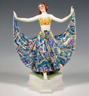 GOLDSCHEIDER Art Deco Figure Ruth Vienna Dancer Design: Rose Mnr : 5171 Height: