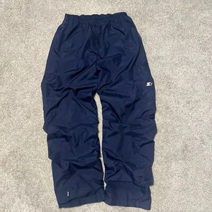 Starter Boys' Navy Blue Striped Thick Mesh Athletic Pants Size XL (12-14) - Picture 1 of 4