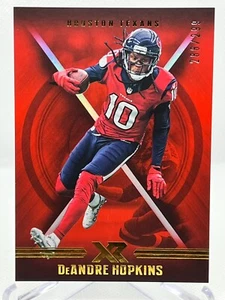 DEANDRE HOPKINS 2017 Panini Xr Football #42 RED Parallel /299 - Picture 1 of 2
