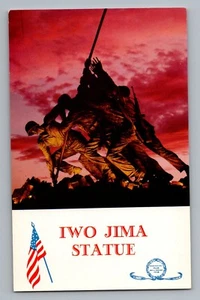 Arlington Virginia VA Iwo Jima Statue Marine Corps War Memorial Postcard 1950s - Picture 1 of 2