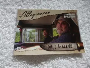 The Walking Dead Evolution Allegiances Card Dale & Glenn AL-9 - Picture 1 of 2