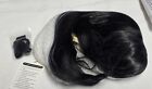 Nwt Two Tone Ombre Black & White Wig 13.8" Synthetic Fiber