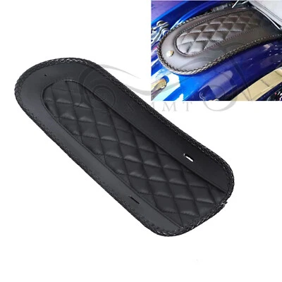 Asiento individual con babero guardabarros de vinilo diamante para Harley Electra Street Glide Ultra Limited Foto 1 de 4