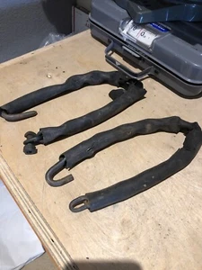 1940's 1950's 1960's Genuine CHEVY TRUCK TAILGATE CHAINS ONLY Pair - Picture 1 of 4
