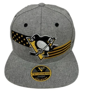 Zephyr NHL Pittsburgh Penguins “Flagship” Flat Bill SnapBack Hat BRAND NWT - Picture 1 of 5