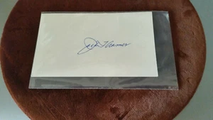 Jack Kramer- Autographed 3" X 5" Index Card - Boston Red Sox Pitcher - Picture 1 of 1