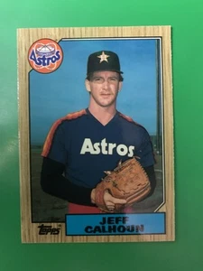 1987 Topps Tiffany Jeff Calhoun Houston Astros #282 - Picture 1 of 2