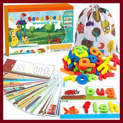 儿童幼儿教育学习玩具 3 岁 4 5 6 7 8 岁男孩女孩 — 第 1/4 张图片