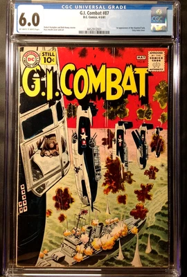 G.I. COMBAT #87 CGC 6.0 - 1951 DC COMICS - 1ST APP OF THE HAUNTED TANK! - Image 1 of 2