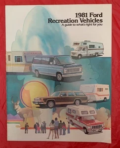 1981 Ford "RECREATIONAL" - Original Truck Dealer Sales Brochure / Catalog - Picture 1 of 7