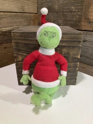 Винтажная плюшевая игрушка 1998 Grinch Dr. Seuss How The Grinch Stole Christmas 10 дюймов - Изображение 1 из 4