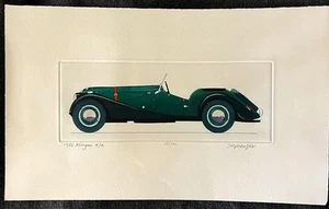 Original colored Plate Etching, 1956 Morgan 4/4 - Signed and Number - Mint - Picture 1 of 4