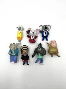 McDonalds Sing 2016 Bundle of 7 Figures Toys Illumination- No Sound - Picture 1 of 16
