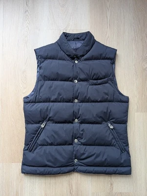 Chaleco Chaleco Gabbiacci Milano Para Hombres Azul Marino Talla 52 L Dinero Antiguo Lujo Italia Foto 1 de 4