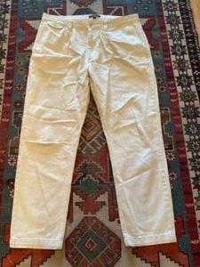 Banana Republic Herringbone Pleated Trousers w / Coin Pocket 33x32 (fits 33x30) - Picture 1 of 4