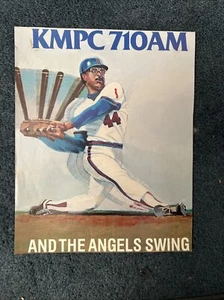 Vintage REGGIE JACKSON KMPC 710am Radio  Print AD California Angels - Picture 1 of 1