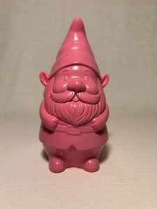 Garden Gnome Elf Ceramic Decor Horizon Group USA Pink - Picture 1 of 11