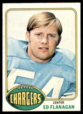 1976 Topps Ed Flanagan Football Cards #157 - Image 1 of 2