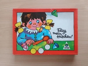 DDR Spiel "Flieg mein Hütchen!" von SPIKA VEB PLASTICART, Hütchenspiel, Wuppdich - Bild 1 von 6