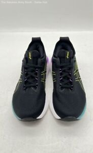 Asics Gel-Nimbus 25 'Black-Glow Yellow' Running Shoes - Women's Size 10