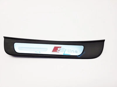 AUDI A5 8T MK1 S-LINE DOOR ENTRY SILL KICK PLATE COVER REAR LEFT PASSENGER SIDE - Image 1 of 4