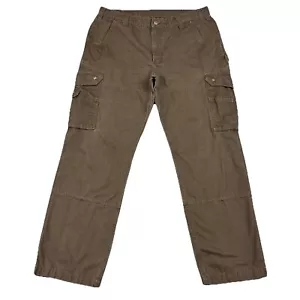 Carhartt B342 Carpenter Cargo Hose Herren 38x31 Relaxed Fit Double Knee Braun - Bild 1 von 13