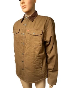 Chaqueta de lona forrada a cuadros The American Outdoorsman/mediana/marrón/ ¡NUEVA CON ETIQUETAS! - Imagen 1 de 3