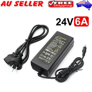 AC240V To DC 24V 6A Power Supply Adapter Transformer AU Plug for Led Strip Light - Picture 1 of 8