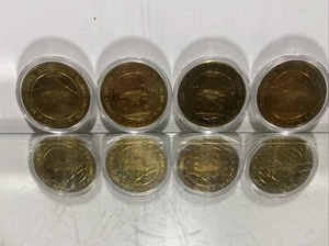 VTG. Gaming Tokens Aladdin Hotel Casino Taj Mahal Limited Edition $3 Dollar SET4 - Picture 1 of 11