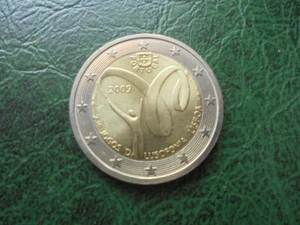 2 Euro Münze Portugal . Lusofonia . 2009 . selten. - Bild 1 von 2