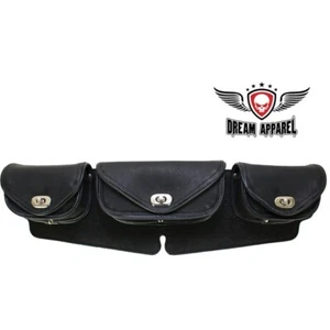 PVC Motorcycle Windshield Bag With 3 Compartments - free shipping - Foto 1 di 3