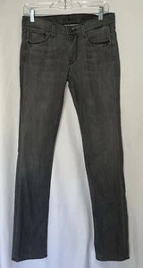 7 For All Mankind ‘straight Leg’ Gray 34” Inseam Size 27 - Picture 1 of 11