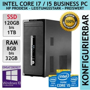 HP Prodesk 490 G2 PC Intel Core i3 i5 i7 4th Gen 1 TB SSD 8 16 32 GB Win 10 Pro - Bild 1 von 9